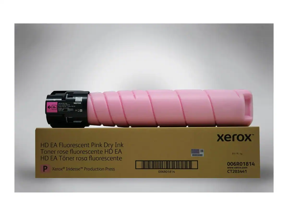 Fluorescent pink toner Xerox Iridesse